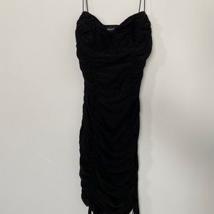 *BRAND NEW W TAGS* Black mesh body-con dress